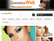 Tablet Screenshot of cosmeticaweb.com